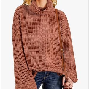 Cowl neck sweater, size L